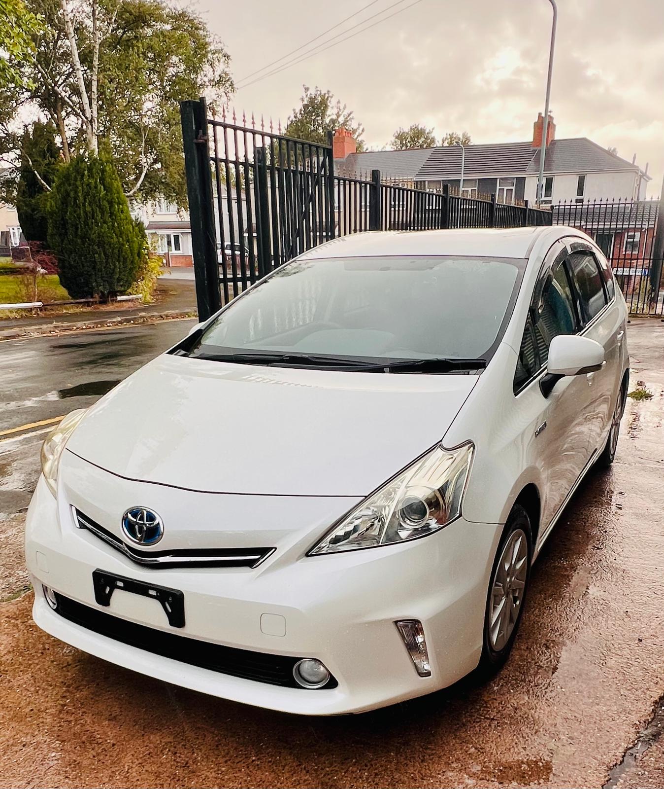 2014 Toyota Prius+ Hybrid – 7 Seater MPV | White | 62,340 Miles | £6,850